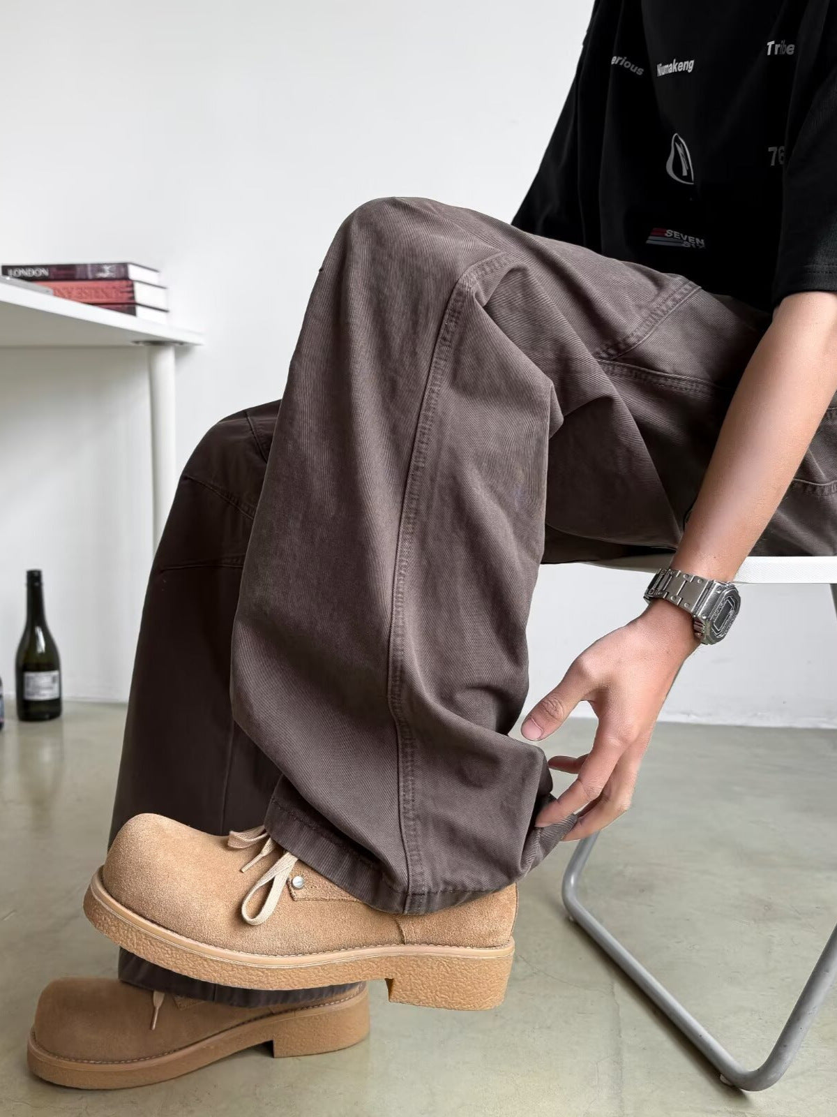 ワイドカーゴストレートパンツ