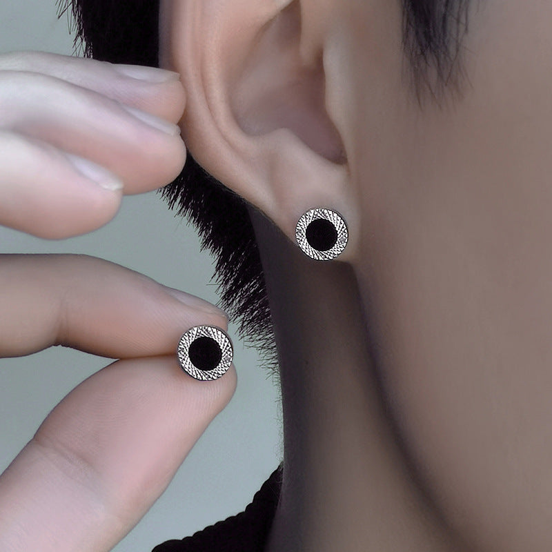 S925 スターリー ラウンドピアス
