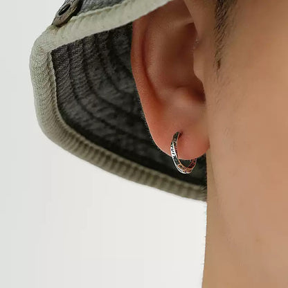 クラシックレリーフ フープピアス
